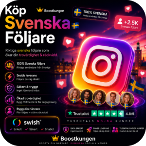 Köp Svenska Följare