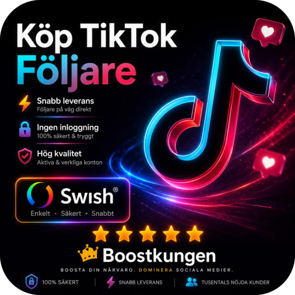 Köp tiktok Följare