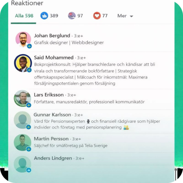 image Köp Linkedin Kommentarer