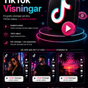Gratis Tiktok Visningar