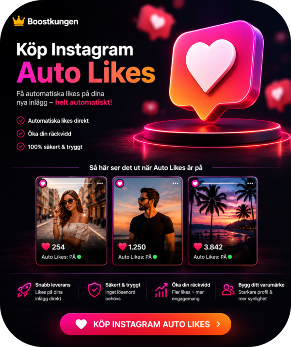 Köp Instagram Auto Likes