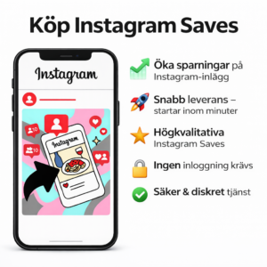 Köp Instagram Saves snabbt och enkelt