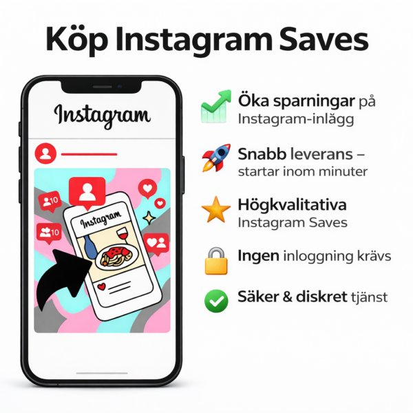 Köp Instagram Saves snabbt och enkelt