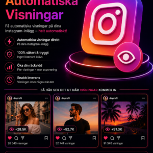 Köp Instagram Automatiska Visningar