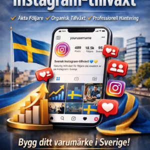 Svensk Instagram Tillväxt