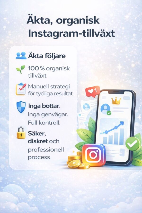 Svensk Instagram Tillväxt