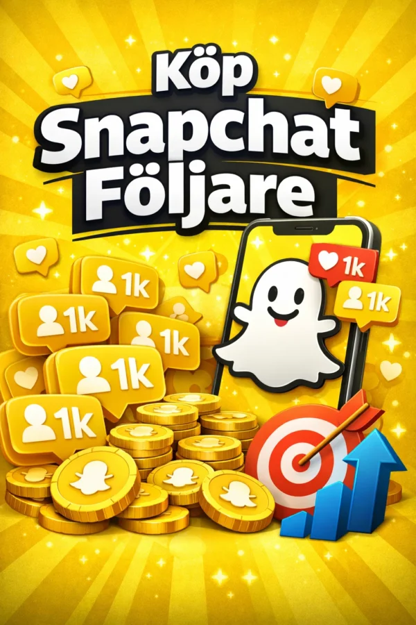kop snapchat foljare Köp Snapchat Följare