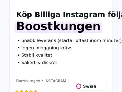 billiga instagram följare Sverige – hero
