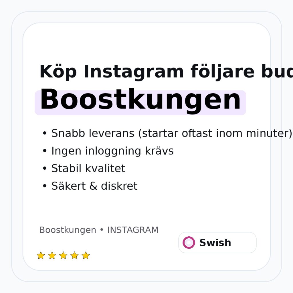 instagram följare budgetpaket – hero