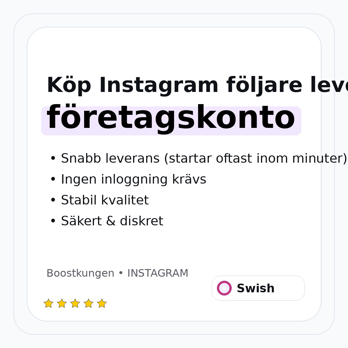 instagram följare leverans samma dag för företagskonto – hero