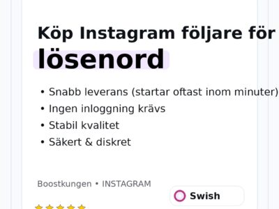 instagram följare utan risk för konto för företagskonto – hero