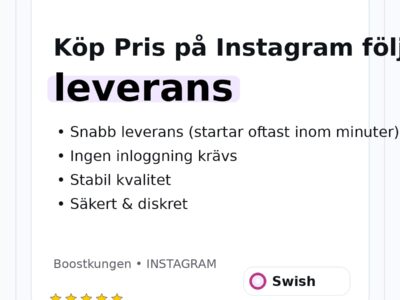 pris på instagram följare – hero