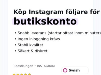 instagram följare för brand deals för butikskonto – hero