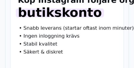instagram följare organisk känsla för butikskonto – hero