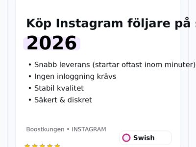 instagram följare på svenska support – hero