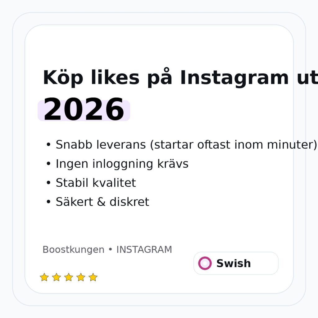 köp likes på instagram utan lösenord för lansering – hero