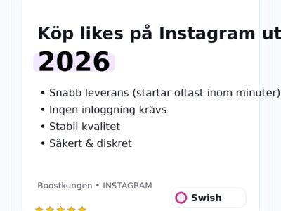 köp likes på instagram utan lösenord för lansering – hero