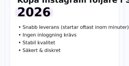 köpa instagram följare i Sverige – hero