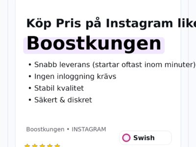 pris på instagram likes – hero