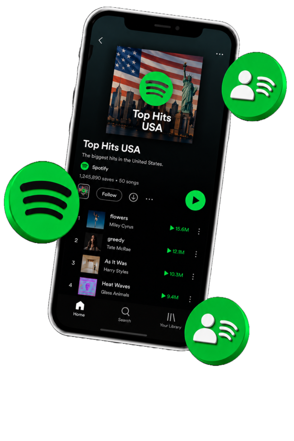 Köp Spotify USA Streams