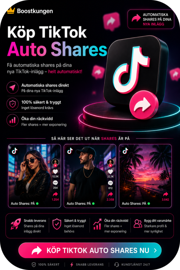 Köp TikTok Auto Shares
