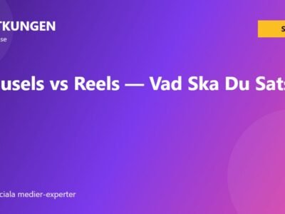 Carousels vs Reels — Vad Ska Du Satsa På?