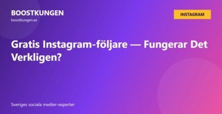 Gratis Instagram-följare — Fungerar Det Verkligen?