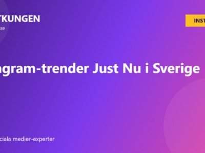 Instagram-trender Just Nu i Sverige