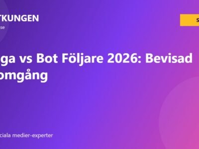 Riktiga vs Bot Följare 2026: Bevisad Genomgång