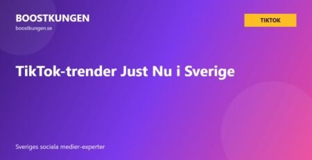 TikTok-trender Just Nu i Sverige
