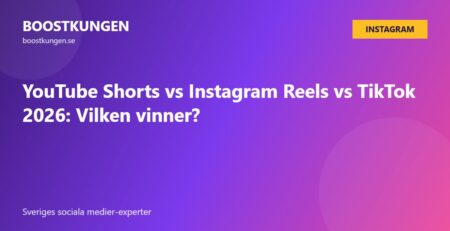 YouTube Shorts vs Instagram Reels vs TikTok 2026: Vilken vinner?
