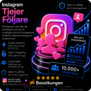 Instagram Tjejer Följare