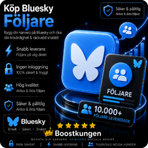 Köp Bluesky Följare