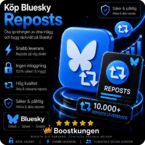 Köp Bluesky Reposts