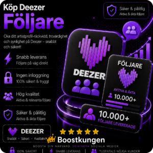 Köp Deezer Följare