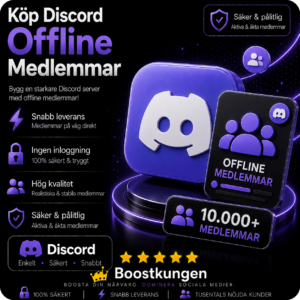 Köp Discord Offline Medlemmar