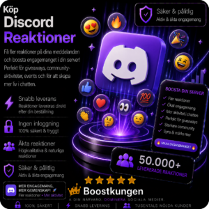 Köp Discord Reaktioner