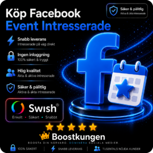 Köp Facebook Event Intresserade