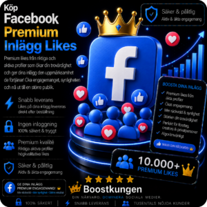Facebook Premium Inlägg Likes