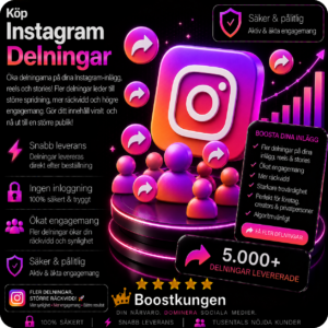 Instagram Delningar