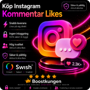 Köp Instagram Kommentar Likes