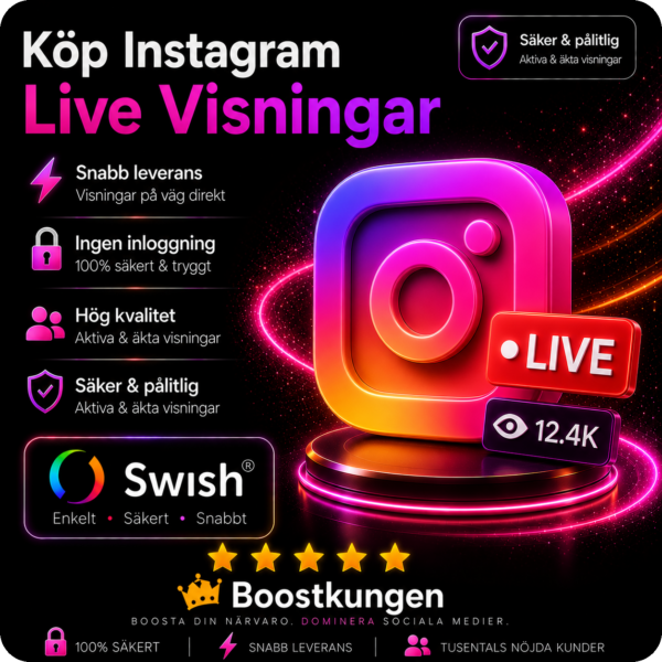 kop instagram live visningar 2 Köp Instagram Live Visningar