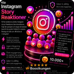 Köp Instagram Story Reaktioner