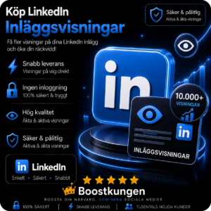 Köp LinkedIn Inläggsvisningar