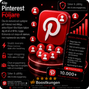 Köp Pinterest Följare