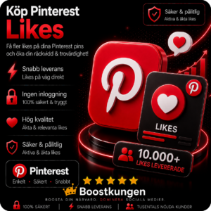 Köp Pinterest Likes