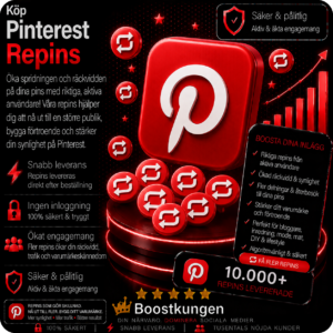 Köp Pinterest Repins
