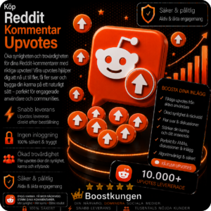 Köp Reddit Kommentar Upvotes