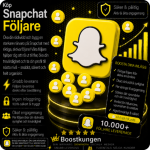 Köp Snapchat Följare