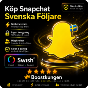 Köp Snapchat Svenska Följare